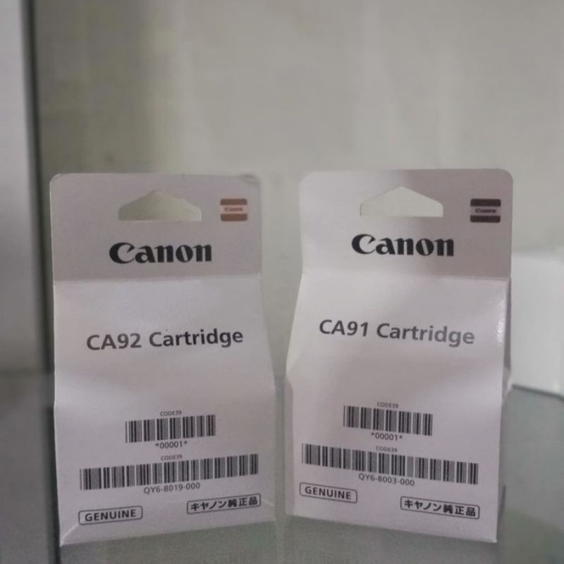 tinta cartridge Canon  ca91 black  + ca92 color original for G1000 G2000 G3000 G4000 CA92 CARTRIDGE