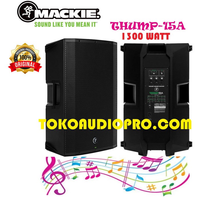 Speaker Mackie Thump 15A 1300W 15" Powered Speaker Aktif 2022
