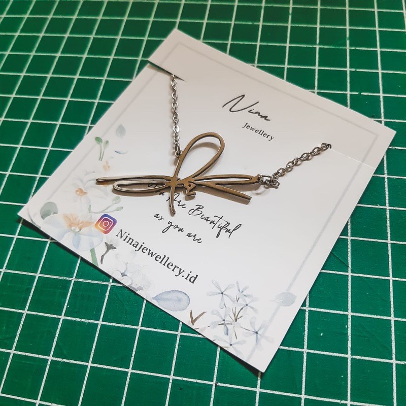 Jeno NCT Sign Necklace / Kalung Tanda tangan