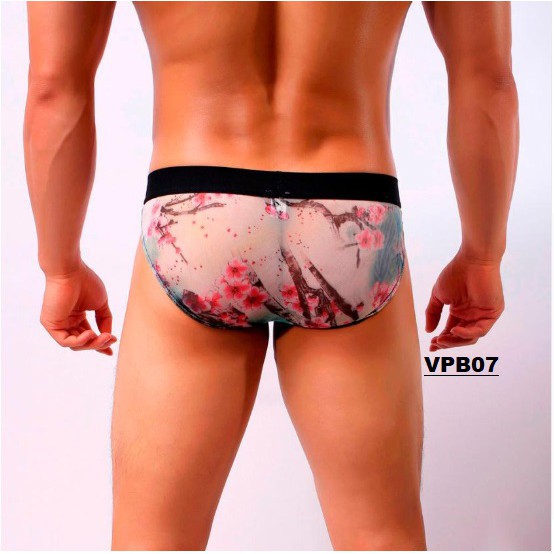 Celana Dalam Pria Boxer Motif Transparant Impor