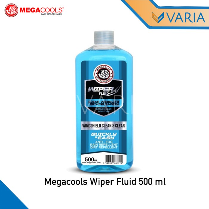 Megacools Wiper Fluid Bottle Botol 500 ml Cairan Pembersih Kaca Mobil