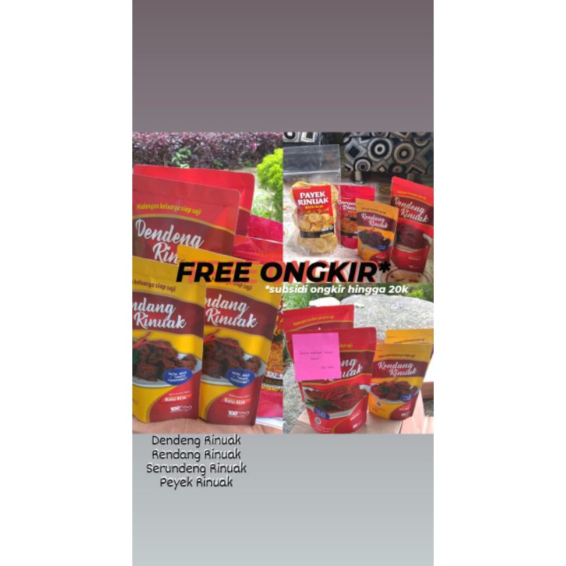 

Rendangrinuak ,PeyekRinuk,DendengRinuak