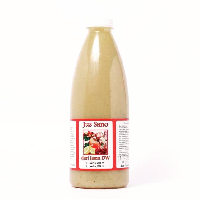 

JUS LANGSING - Jus Sano - Ramuan Bawang Putih - cuka apel - lemon - madu - jahe merah - 600ml