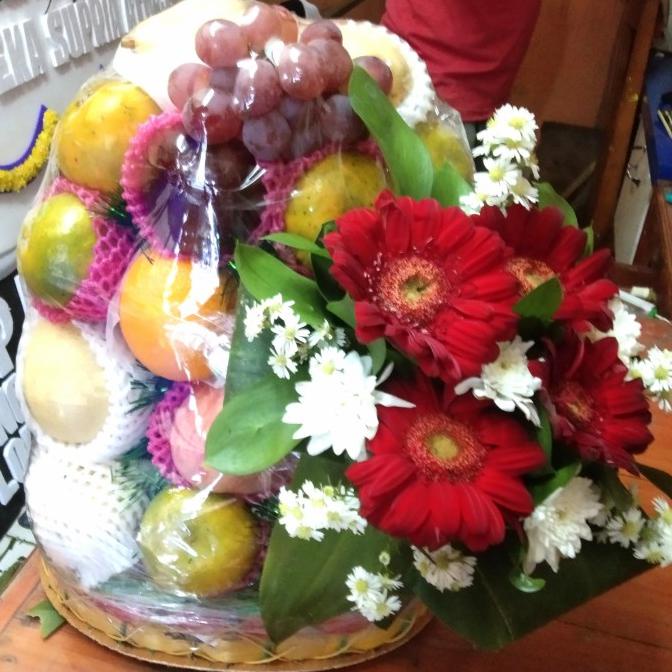 

PARCEL BUAH + BUNGA CANTIK DFDF546563