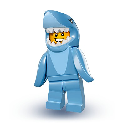 LEGO Minifigures Series 15- Shark Suit Guy (Sealed)