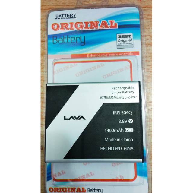 Baterai  Batre Batrai Battery Hp  Lava Iris 504Q