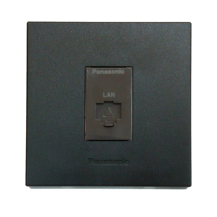 Panasonic Stop KontaK Data Cat6 WESJ78019B + WEJ24886H Matte Black