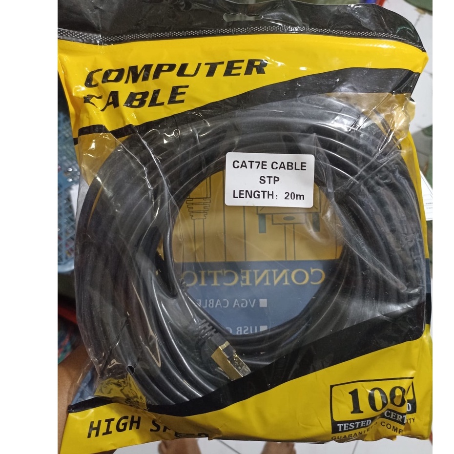 SKU-1091 KABEL LAN 20M CAT 7 / UTP 20 METER PABRIKAN CAT7 / NETWORKING