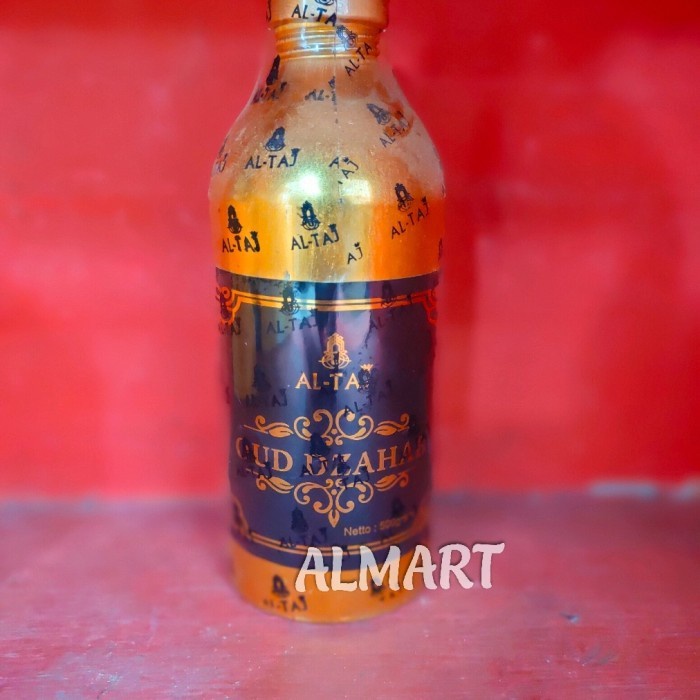 oud dzahab bibit biang parfum altaj al taj makkah 500ml segel