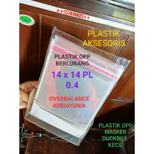 Plastik OPP Perlis 14 x 14 cm - Plastik Opp 14x14 Aksesoris-Souvenir-Crafts