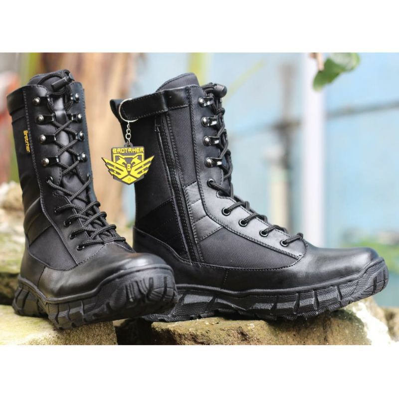 SEPATU PDL BROTHER MAMBA& MARCO KULIT SAPI ASLI SEPATU PDL TNI POLRI SCURITY