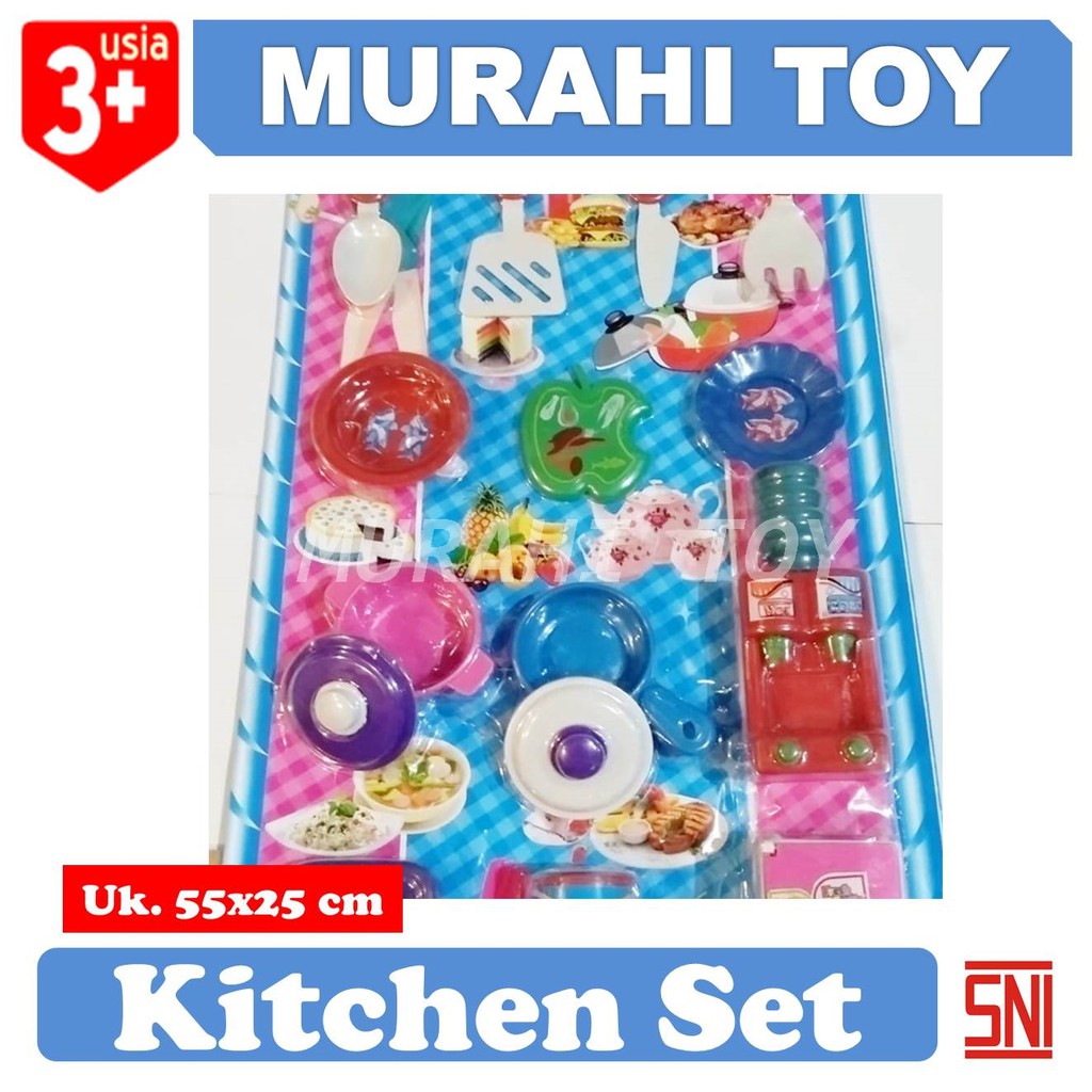 kitchen set mainan anak wjs041an1