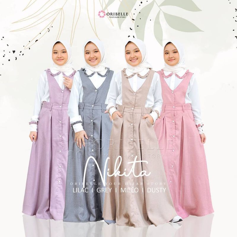 Gamis Anak NIKITA by Oribelle Kids, Pakaian Muslim Anak Premium