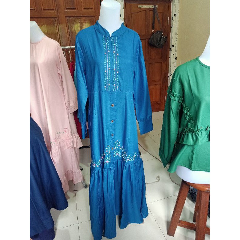 dress katun bordir