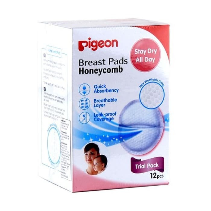 PIGEON BREAST PADS HONEYCOMB 12pcs 5082