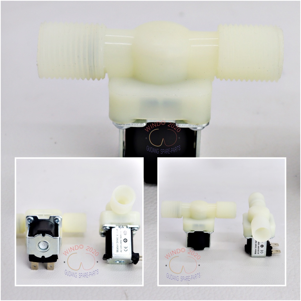 SOLONOID VALVE AIR LURUS 220V | WATER INLET VALVE AC 220 - 240 V | SLONOID LURUS