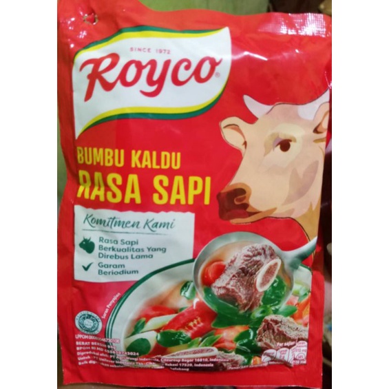 

Royco penyedap rasa dengan kaldu sapi dan rempah pilihan 94gr