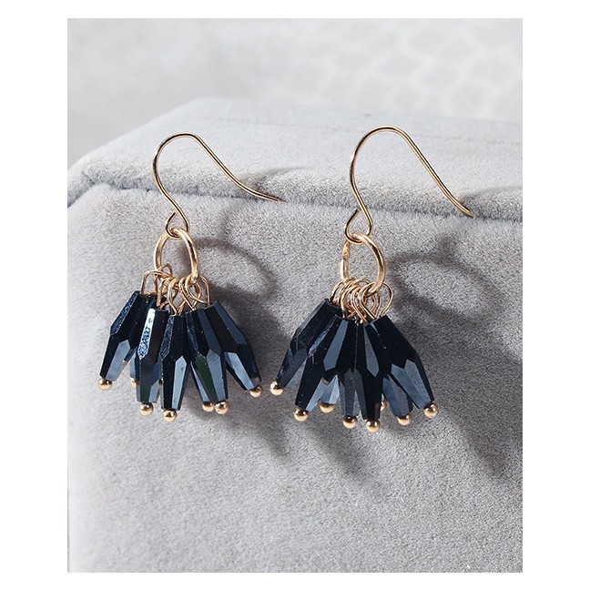 LRC Anting GAntung Fashion Tassel Decorated Earrings