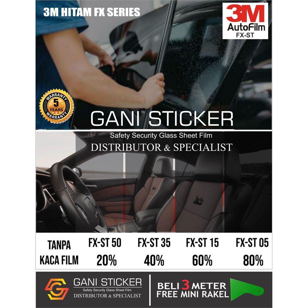 KACA FILM 3M/KACA FILM MOBIL 3M/KACA FILM HITAM