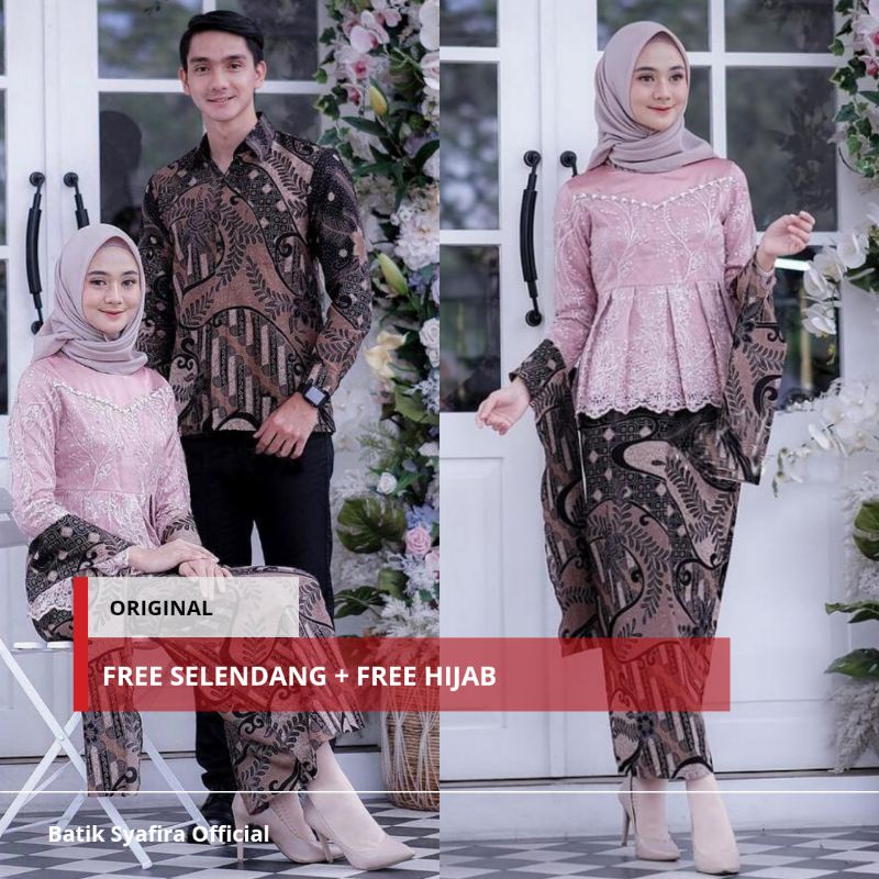 Kebaya Set Couple Asyifa  • Kebaya Kondangan - Kebaya Wisuda - Kebaya lamaran
