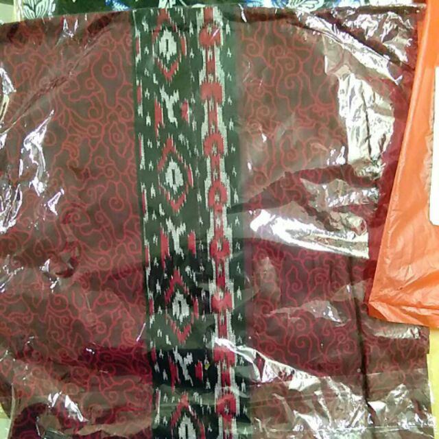 Risna Batik Hrb026 Kenongo Hem Pendek Padi Pekalongan M L Xl Batik Pria Murah Modern Grosir Batam 03