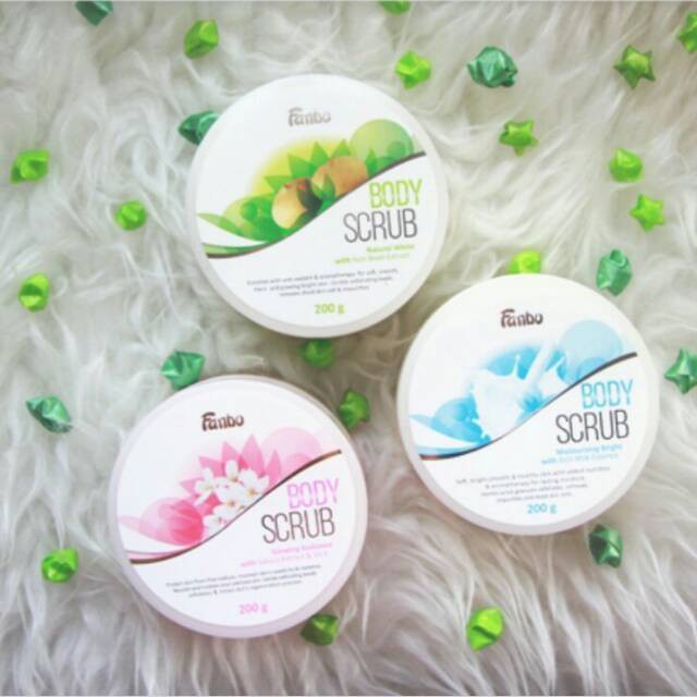 Fanbo Body Scrub Sakura / milk / yam bean