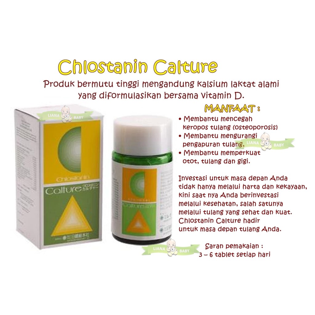 CHLOSTANIN CALTURE VITAMIN TULANG