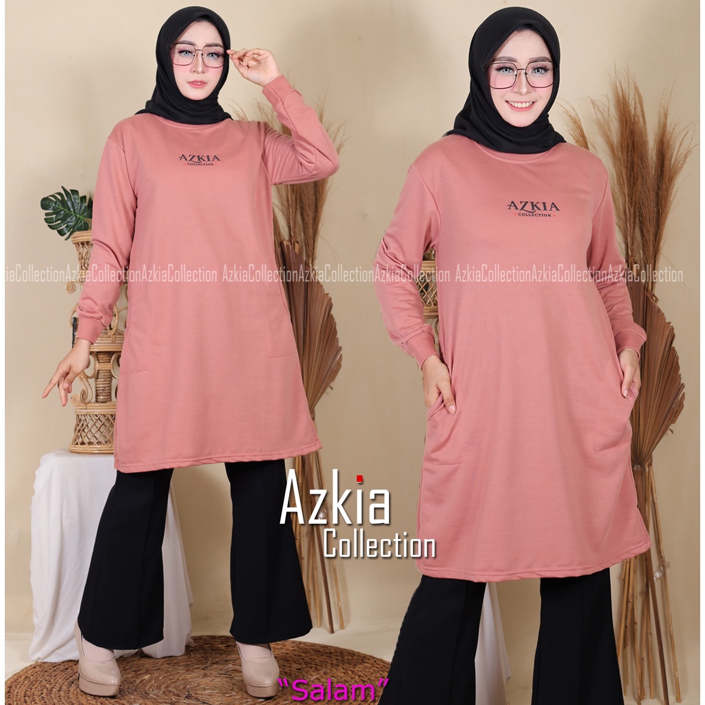 tunik wanita bahan babyterry