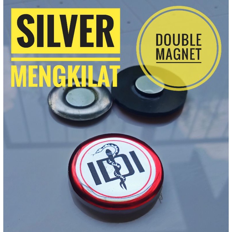 PIN IDI - SILVER MENGKILAT - CEMBUNG - PENITI &amp; DOUBLE MAGNET