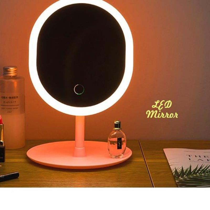 LED Cermin Bulat dengan Lampu LED / Make Up LED Mirror