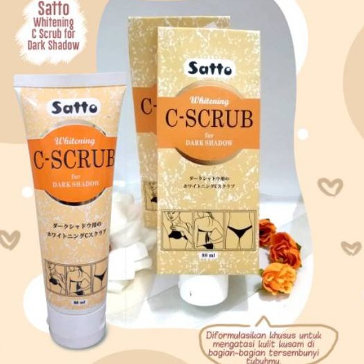 SATTO Whitening C-Scrub for Dark Shadow 80ml