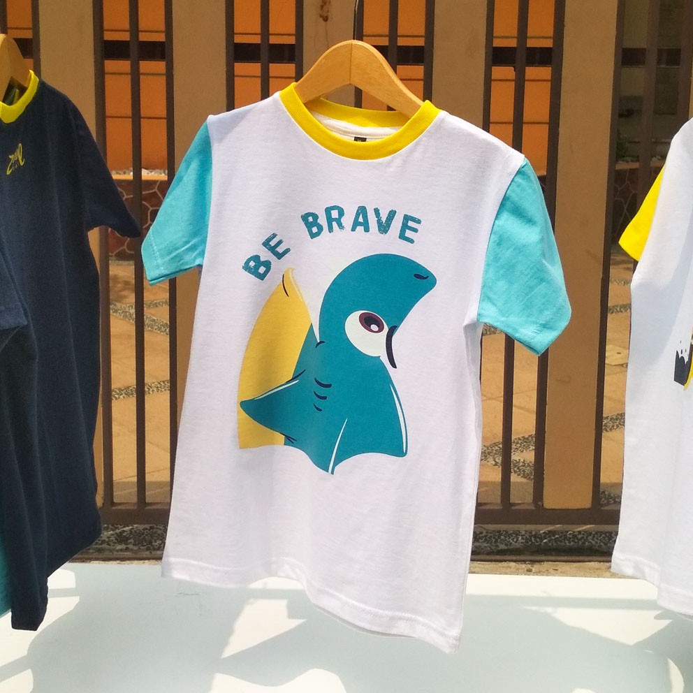 ZOOL Kids Kaos Anak Be Brave | T-Shirt Anak Size M L