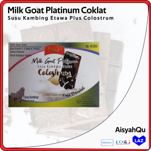 

[ 1 Box @ 10 Sachet ] Milk Goat Platinum Colostrum Susu Kambing Etawa