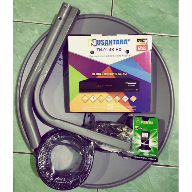 Paket pemasangan Parabola mini Tanaka nusantara hd