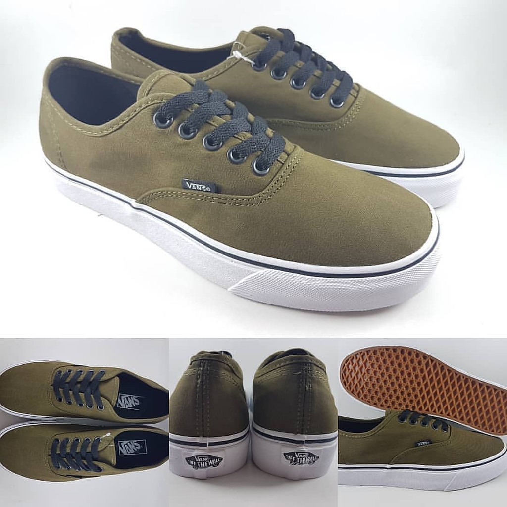 vans authentic army