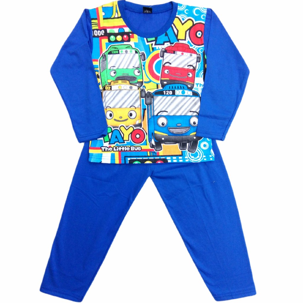 Baju Tidur Anak TAYO Lengan Panjang