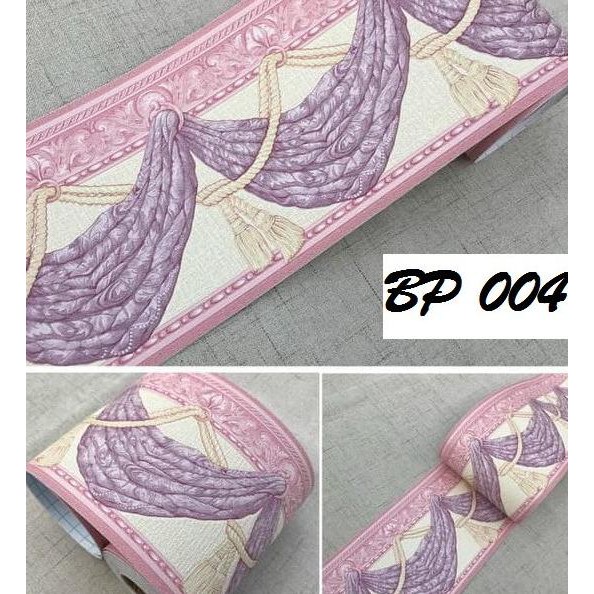 Premium wall border sticker wallpaper dinding list timbul texture 04