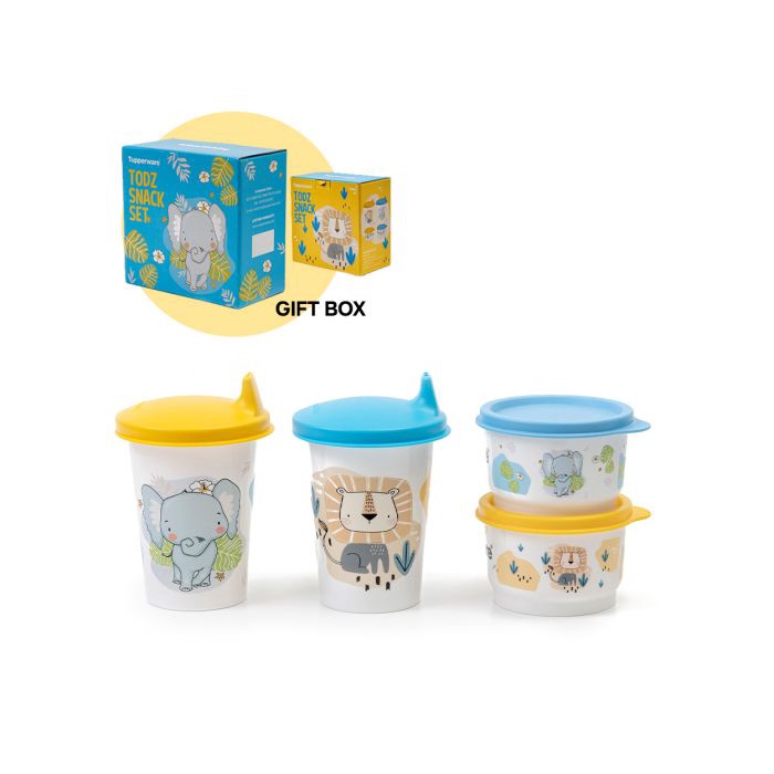 TUPPERWARE TERBARU  TODZ SNACK TUPPERWARE/TEMPAT MAKAN BAYI/TEMPAT MAKAN ANAK