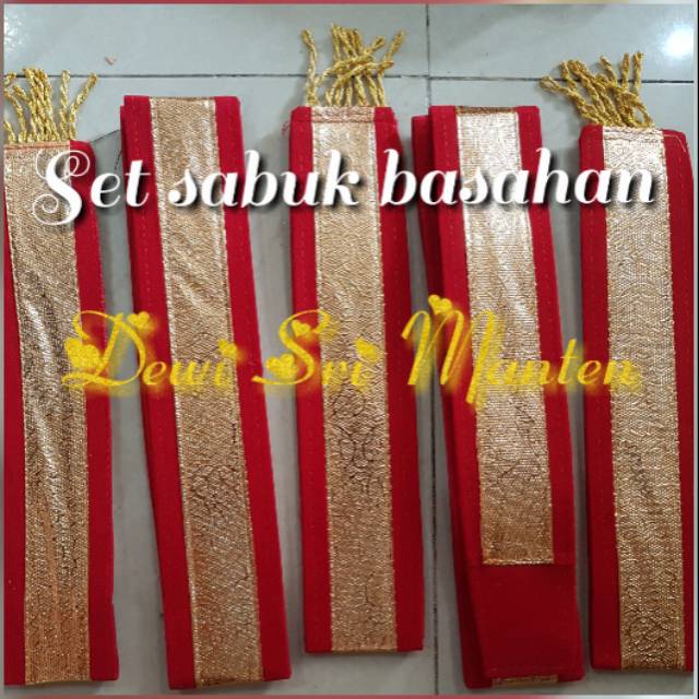 set sabuk basahan / ukup basahan