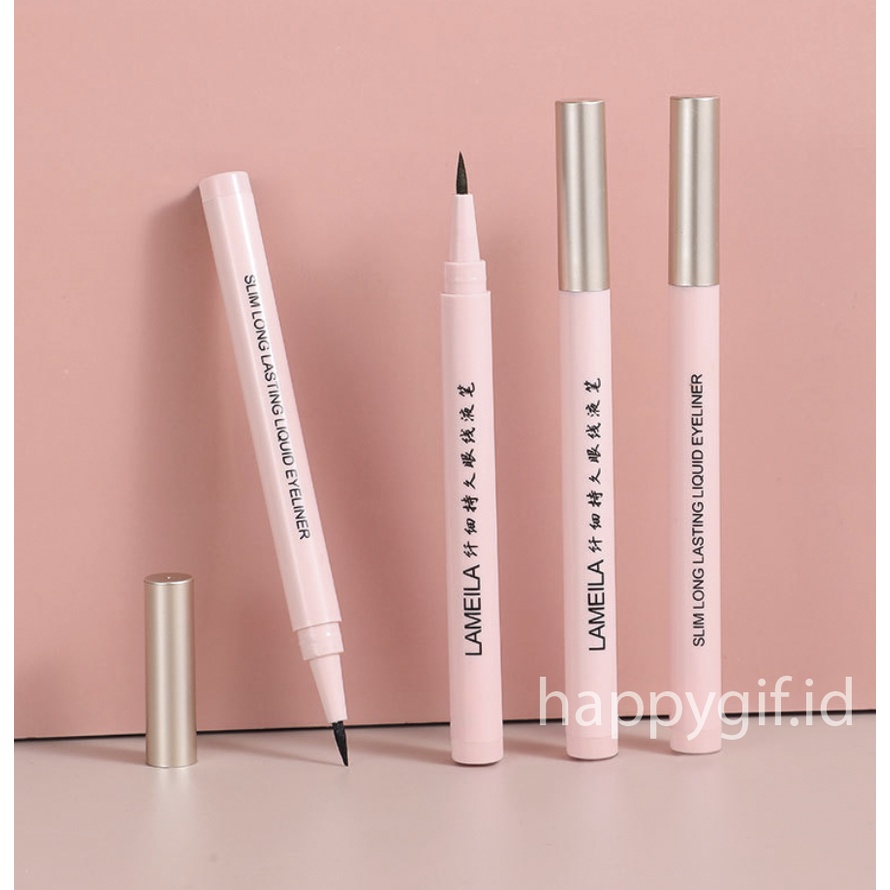 LAMEILA Eyeliner Mata Pink Gold Waterproof Tahan Air Dan Membuat Mata Lebih Terdefinisi LA133