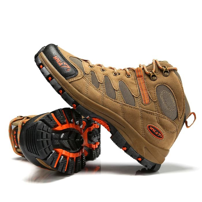 Sepatu Gunung Snta 486 Beige Brown Hiking/Fashion/Trekking/Outdoor - 39 C7O6 promo sporty