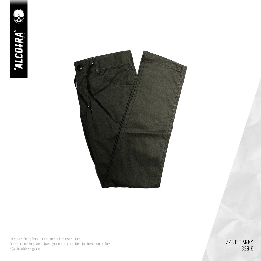 LP T ARMY / CELANA PANJANG ARMY / CELANA ALCOTRA