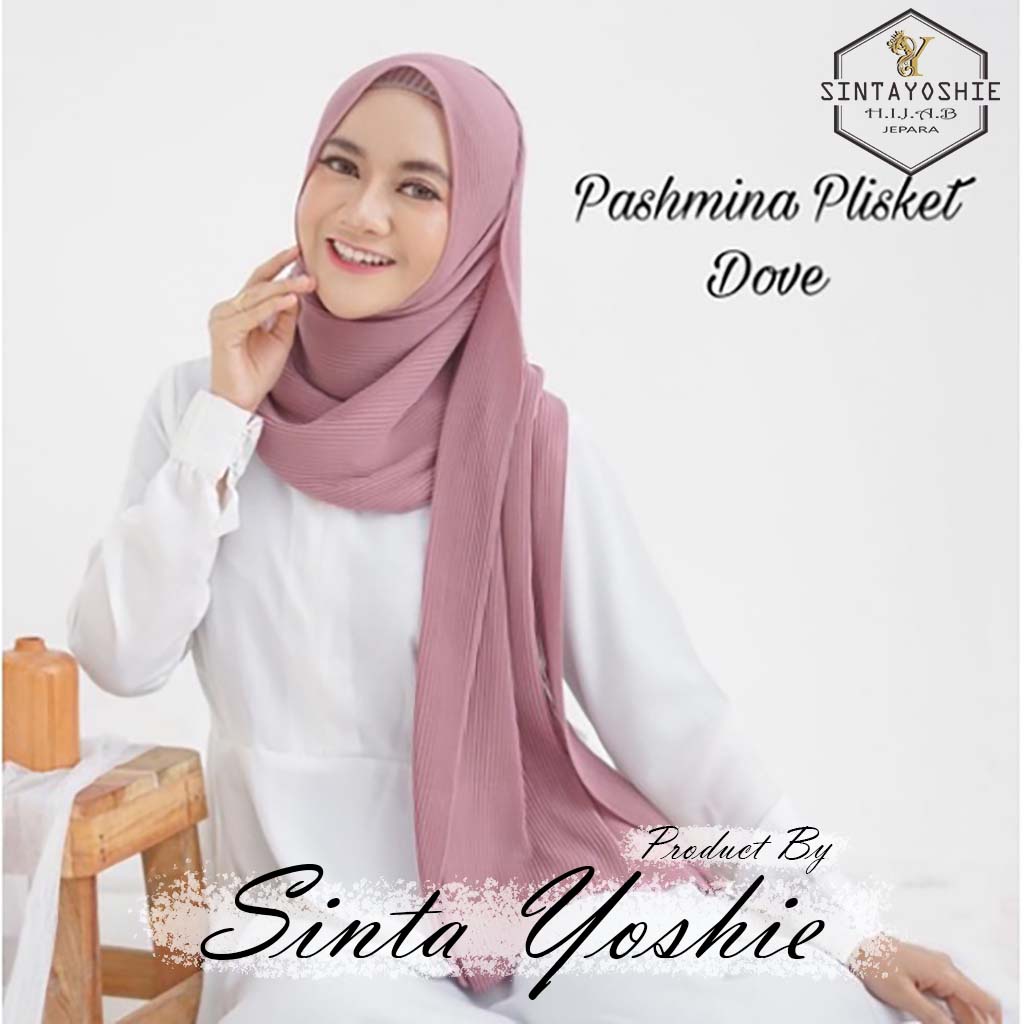 SintaYoshie-HIJAB PASHMINA PLISKET FULL LIDI DIAMOND PREMIUM [180x75]