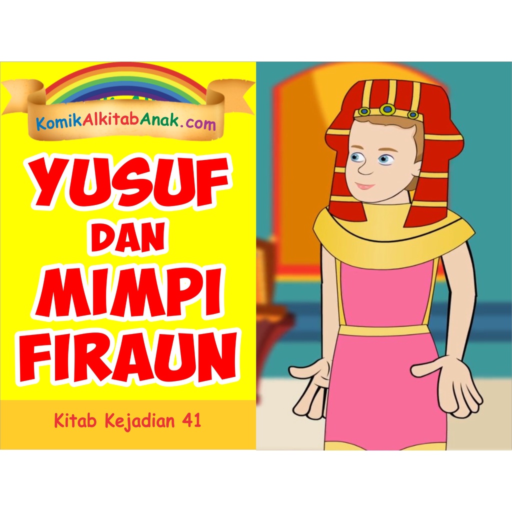 Jual Komik Alkitabv Anak - Yusuf Dan Mimpi Firaun Indonesia|Shopee Indonesia