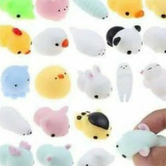 Baru★➾ 1 pack isi 10 pcs squishy mochi mony moni lucu imut dan menggemaskan 78