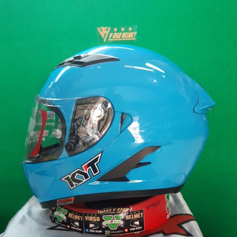 KYT HELM FALCON FR SOLID BLUE-ORIGINAL KYT FALCON FR