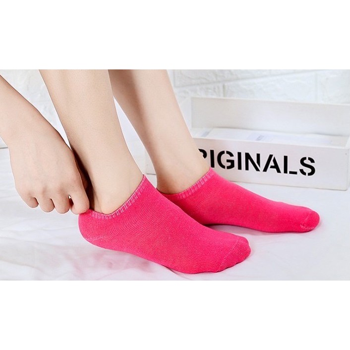 Kaos Kaki Wanita Polos Pendek Aksesoris Sepatu Murah Semata Kaki - LPM Shop-FANTA POLOS KKI