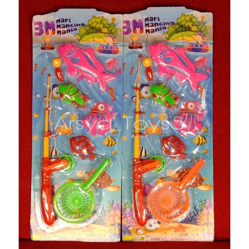 Mainan Anak Pancing 3M Ikan Fishing Set MP555-1