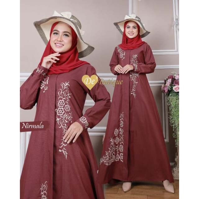 Nirmala Dress/Gamis Nirmala/Gamis De Butique/Debutique Original