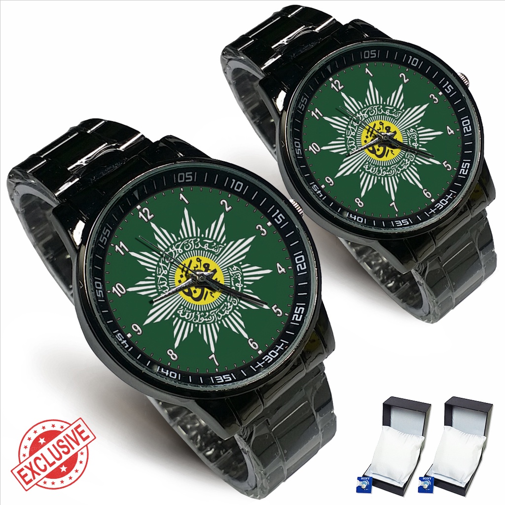 Jam Tangan Rantai Couple LOGO MUHAMMADIYAH - 3 (Mantul)